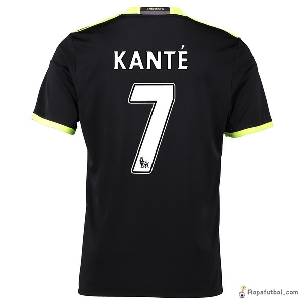 Camiseta Chelsea Replica Segunda Ropa Kante 2016/17 Negro